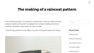 Fadanista - 1990s Inspired Raincoat