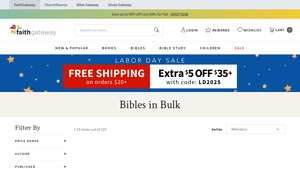 Bibles in Bulk - Discounted Church & Group Bibles