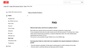 Uniqlo - Bulk Order Services