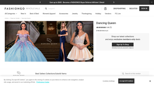 Dancing Queen - Sequined Beaded Prom Dress