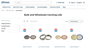 Fillmore Container - Bulk Canning Lids