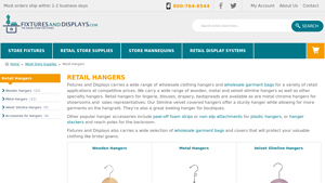 Fixtures and Displays - Wholesale Clothing Hangers