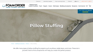 FoamOrder - Pillow Stuffing Options