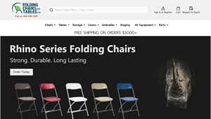 Folding Chairs and Tables - Rhino Series Folding Chairs
