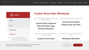 Foremost - Custom Straw Lifeguard Hats