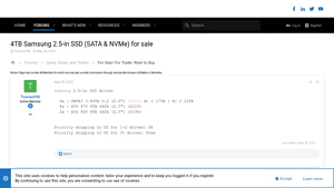 Samsung - 4TB SSDs for Sale