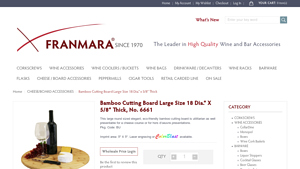 Franmara - Large Bamboo Cutting Board