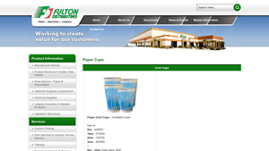 Fulton Distributing - Premium Paper Cold Cups