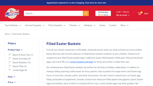 Funcarnival - Filled Easter Baskets & Novelties
