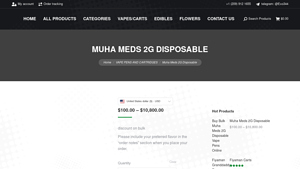 Ganja Mangrove - Muha Meds 2G Disposable