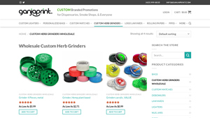 Ganja Print - Custom Herb Grinders