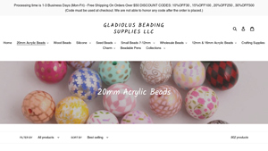 G Beading Supplies - 20mm Acrylic Beads