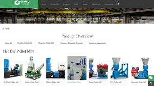 GEMCO - Pellet Mills & Briquette Machines