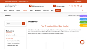 Golden House - Custom Wood Doors