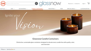 Glassnow - Candle Containers
