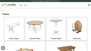 Global Event Supply - Folding Tables