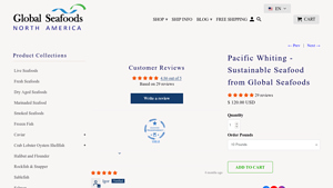 Global Seafoods - Premium Pacific Whiting Fish