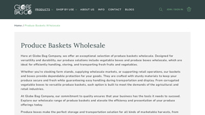 Globe Bag Company - Wholesale Produce Baskets and Boxes