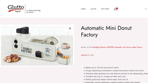 Nostalgia Electrics - MDF200 Automatic Mini Donut Factory