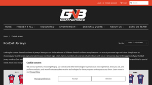 GNB Sporting - Custom Football Jerseys