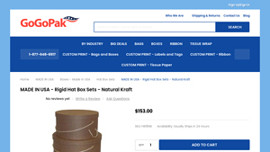 GogoPak - Rigid Hat Box Sets