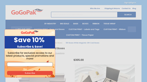 Gogopak - Magnetic Gift Card Boxes