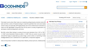 Goodwinds - Pultruded Carbon Tubes