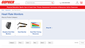 Gopher Sport - Heart Rate Monitors & Fitness Tools