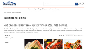 Great Alaska Seafood - Alaskan King Crab Legs