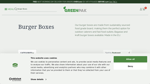 GreenPak - Sustainable Burger Boxes