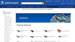 Gutter Supply - Rain Gutter Systems & Supplies