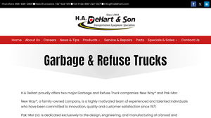 H.A. DeHart - Garbage and Refuse Trucks