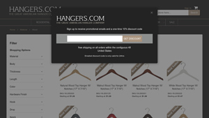 Hangers.com - Wooden Hangers in Bulk