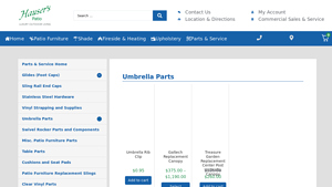 Hauser's Patio - Quality Umbrella Parts
