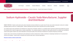 Hawkins Inc - Sodium Hydroxide