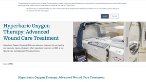 Healogics - Hyperbaric Oxygen Therapy