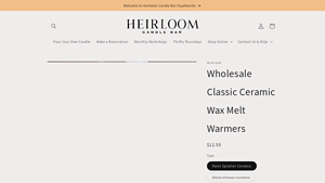 Heirloom Candle - Classic Ceramic Wax Melt Warmers