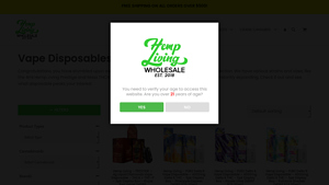 Hemp Living - PRESTIGE 4g Liquid Diamonds Vape Disposable