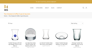 Hestrade - Turkish Teacups & Glass Sets