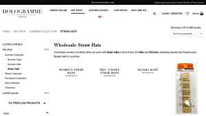Hologramme Paris - Straw Hats Wholesaler