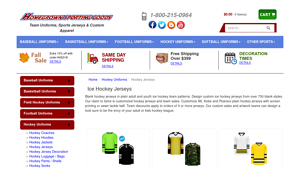 Homegrown Sporting Goods - Custom Hockey Jerseys