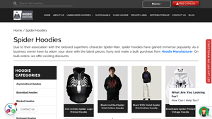 Hoodie Manufacturer - Custom Spider Hoodies