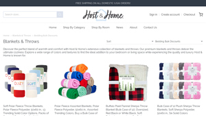 Host & Home - Bulk Fleece and Flannel Blankets