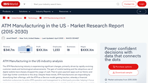 IbisWorld - ATM Manufacturing Insights