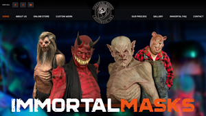 Immortal Masks - Hyper Realistic Silicone Masks