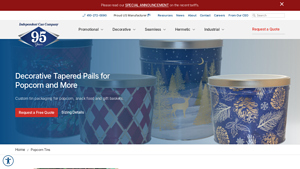 Independent Can - Custom Popcorn Tins