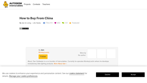 Instructables - Sourcing from China Guide