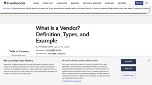 Vendor Types - Overview