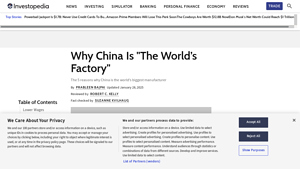 China - Manufacturing Powerhouse