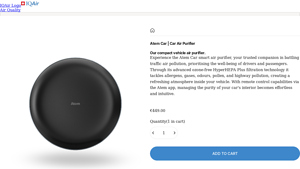 IQAir - Atem Car Air Purifier